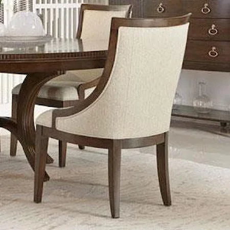 Dining Chair with Sloped Arms